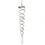 SpiraleAcier Inoxydable Medium Crystal Twister Transparent - Colurs In Motion