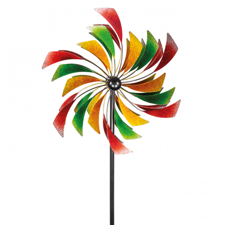 Eolienne Metal Peint Kinetic Paddel - Colours In Motion
