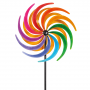 Eolienne Metal Sichelrad Ø58cm/190cm - Colours In Motion