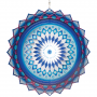 Suspension Acier Inoxydable Mandala 250 Assam - Colours In Motion