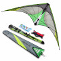 Stunt Kite NEXUS 2.0 Graphite 162cm - beginner