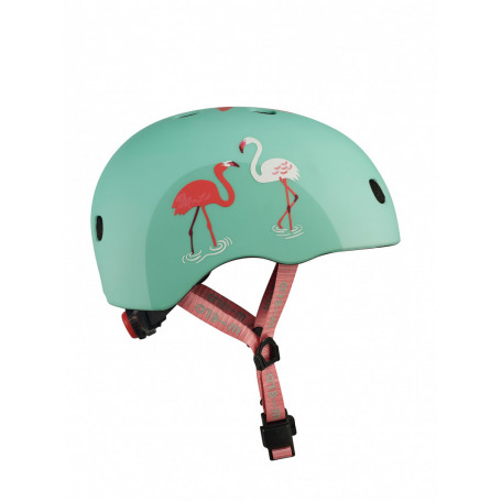 Casque enfant Flamant rose avec LED