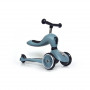 Trottinette 2 en 1 Highwaykick Bleu acier - 1-5 ans