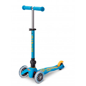 Mini Micro Deluxe PLIABLE Bleu - Trottinette 2-5 ans