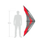 Arrow 220cm speed and power kite without lines - Initiate