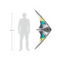 Stunt kite JIVE III Aqua 196cm - adult beginner