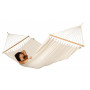 Organic Cotton Double Spreader Bar Hammock - Florencia Latte