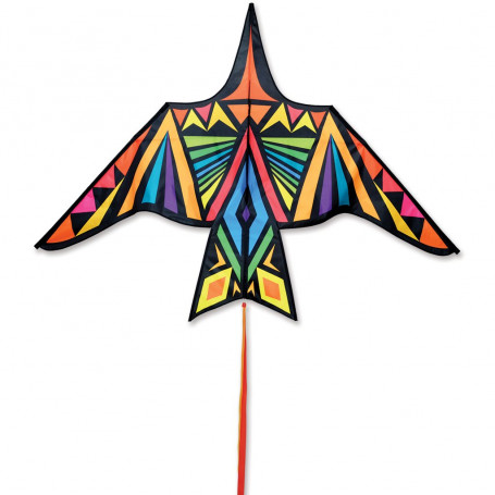 Kite Thunderbird rainbow geometric