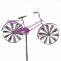 Eolienne Métal bicyclette Violette - Colours In Motion