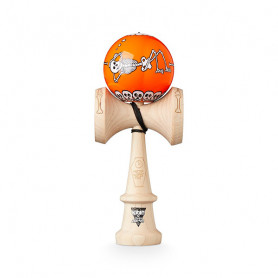 KROM Kendama X Jody Barton - Skeleton Orange