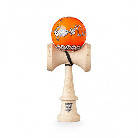 KROM Kendama X Jody Barton - Skeleton Orange