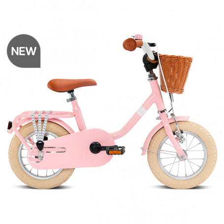 Steel Classic 12 inch children's bike retro pink