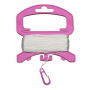 Polyester 10kg / 40m on handle with pink clip