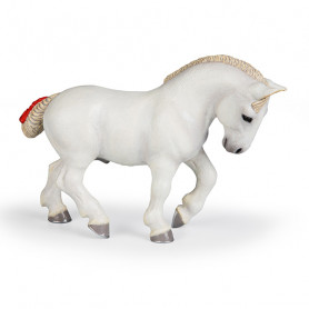 White Percheron - Papo Figurine