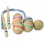 Croquet 6 joueurs - maillet taille ados/adultes