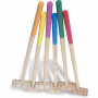 Croquet 6 joueurs - maillet taille ados/adultes