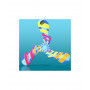 Left Handed Colorful Spiral Drift Foam Boomerang