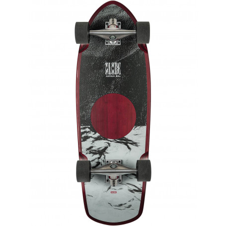 Surfskate - OnShore/Cherry Bamboo - Stubby 30'' - Globe