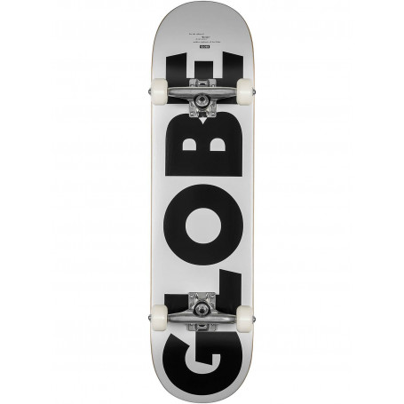 Skateboard G0 Fubar White / Black 8" - Globe