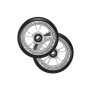 Roue 100mm 10 Spokes Silver / black l'unité - Blunt