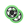 Roue 110mm S3 Black / green l'unité - Blunt