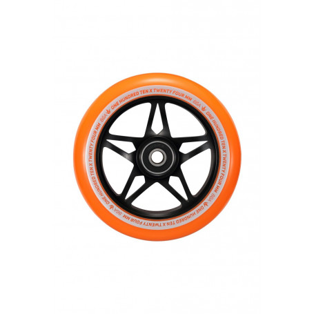 Roue 110mm S3 Black / orange l'unité - Blunt