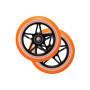 Roue 110mm S3 Black / orange l'unité - Blunt