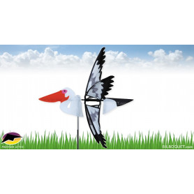 Eolienne d'extérieur Oiseau Pélican