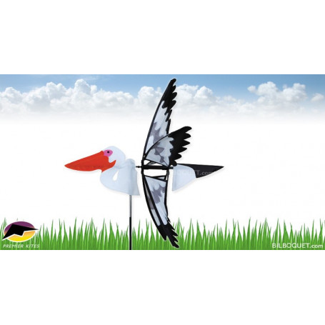 Eolienne d'extérieur Oiseau Pélican