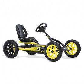 Kart à pédales Buddy Cross jaune (3-8 ans)