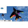 Cerf-volant monofil Jet Plane arc-en-ciel