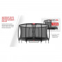 BERG Champion 430 trampoline on legs with Deluxe safety net