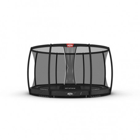 Trampoline BERG Champion 380 semi-enterré avec filet de protection Deluxe