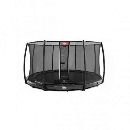 Trampoline BERG Elite 330 semi-enterré avec filet de protection Deluxe