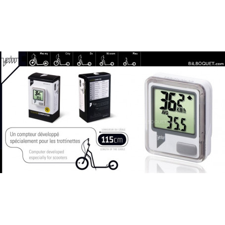 Compteur électronique pour trottinette