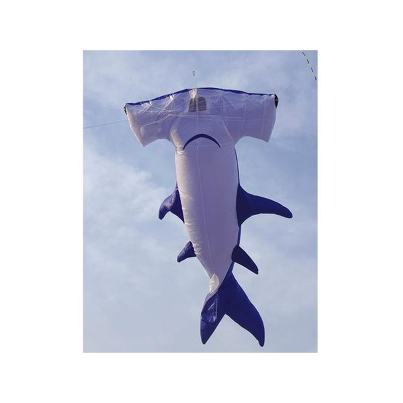 Grand cerf-volant de requin pour enfants et adultes, facile à assembler