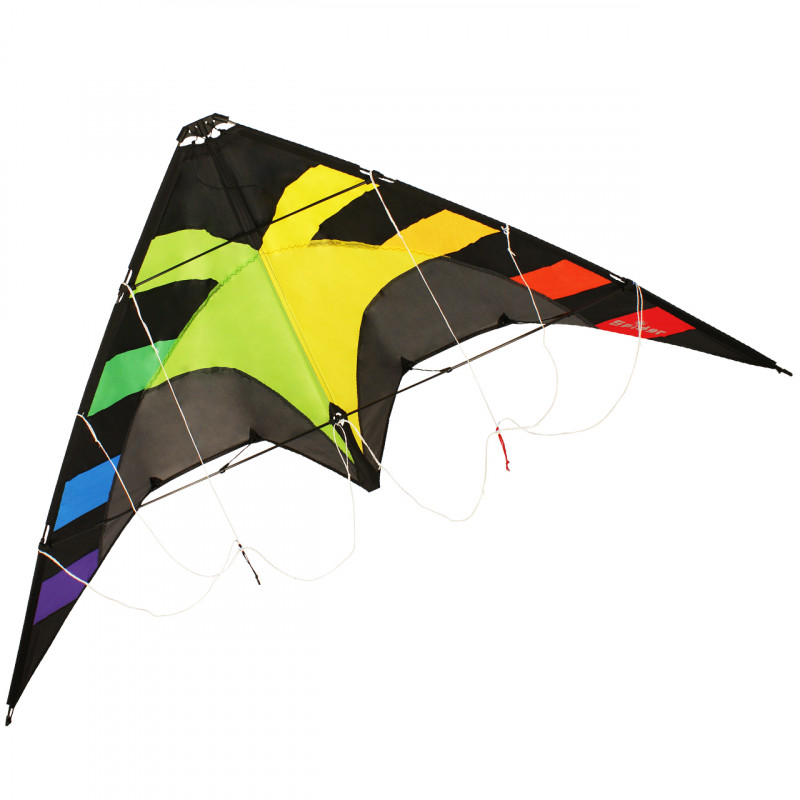 Colours in Motion POWER HAWK Rainbow - Cerf-volant pilotable de traction intermédiaire