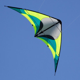 Stunt Kite Dual Line 102x30 RipStop Nylon + Carbon Spars + Line