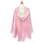 Deluxe pink velvet princess cape - 7/8 years - Girl costume
