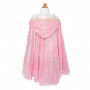 Deluxe pink velvet princess cape - 7/8 years - Girl costume
