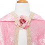 Deluxe pink velvet princess cape - 7/8 years - Girl costume