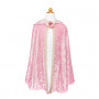 Cape de princesse velours deluxe rose - 7/8 ans - Déguisement fille