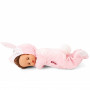 Combinaison Lapin rose pour poupée 30-33cm