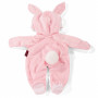 Combinaison Lapin rose pour poupée 30-33cm