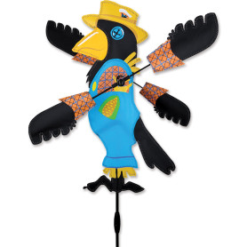 WhirliGig Spinner Crow Scarecrow 50cm