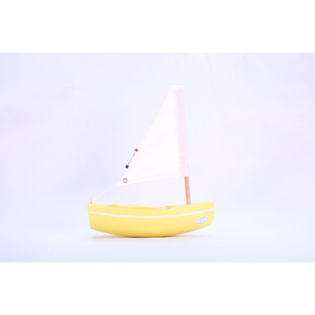 Bateau LE BACHI 17cm jaune - Tirot