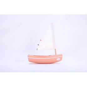 Bateau LE BACHI 17cm rose flamand - Tirot