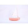 Bateau LE BACHI 17cm rose flamand - Tirot