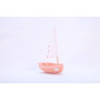 Bateau LE BACHI 17cm rose flamand - Tirot