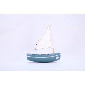 Bateau LE BACHI 17cm vert abysse - Tirot